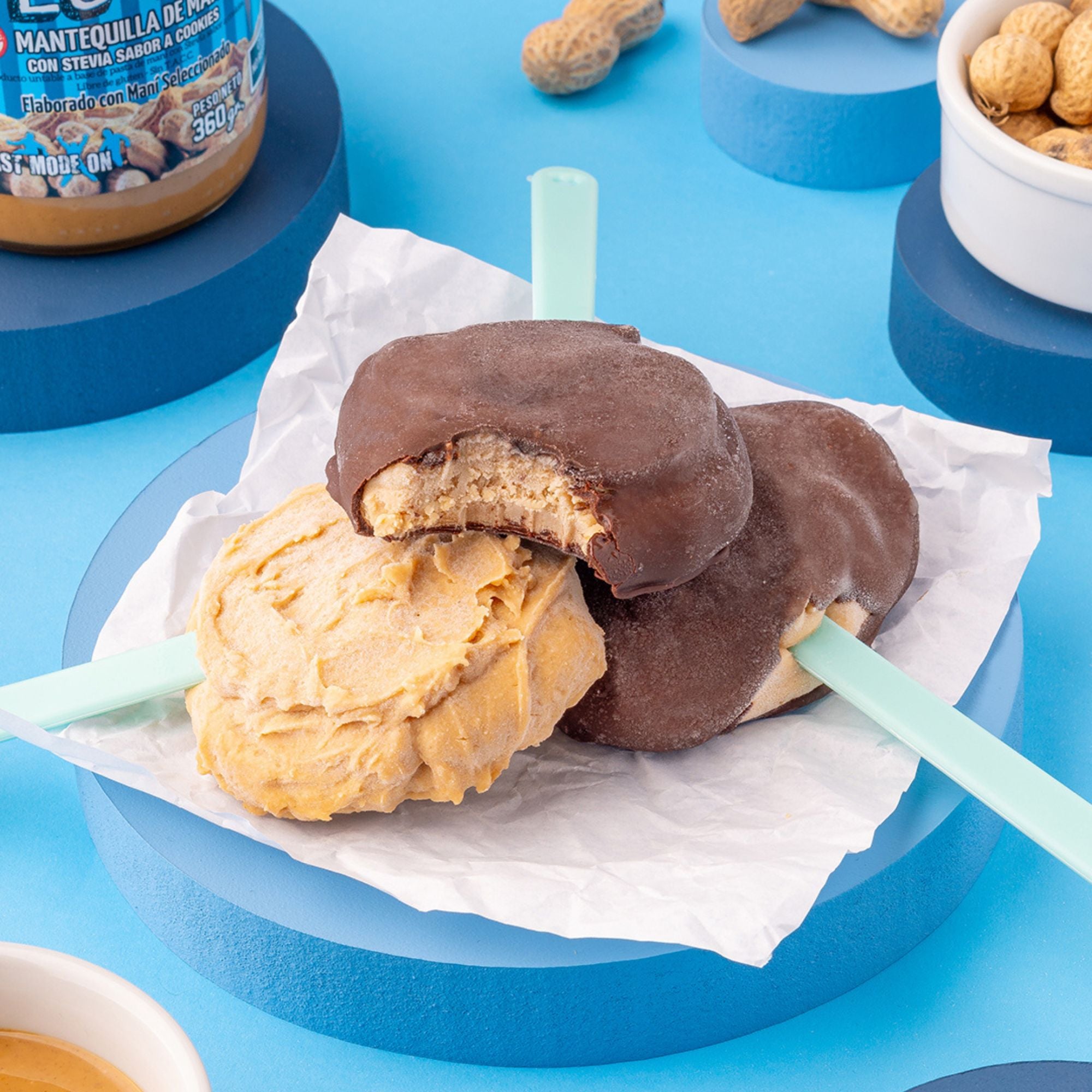 Mantequilla de Maní Cookies & Cream – 360 g (Caja 20 frascos vidrio)