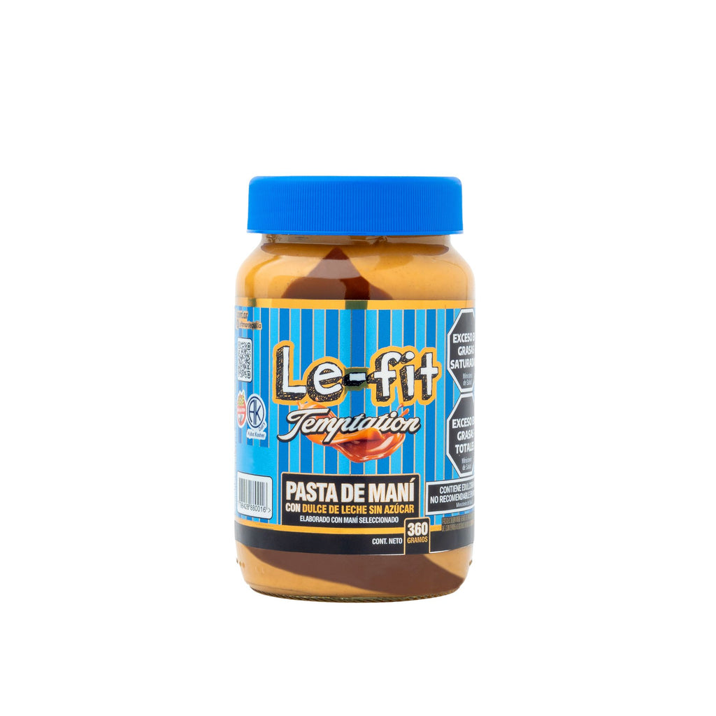 Mantequilla de Maní con Dulce de Leche – 360 g (Caja 20 frascos vidrio)